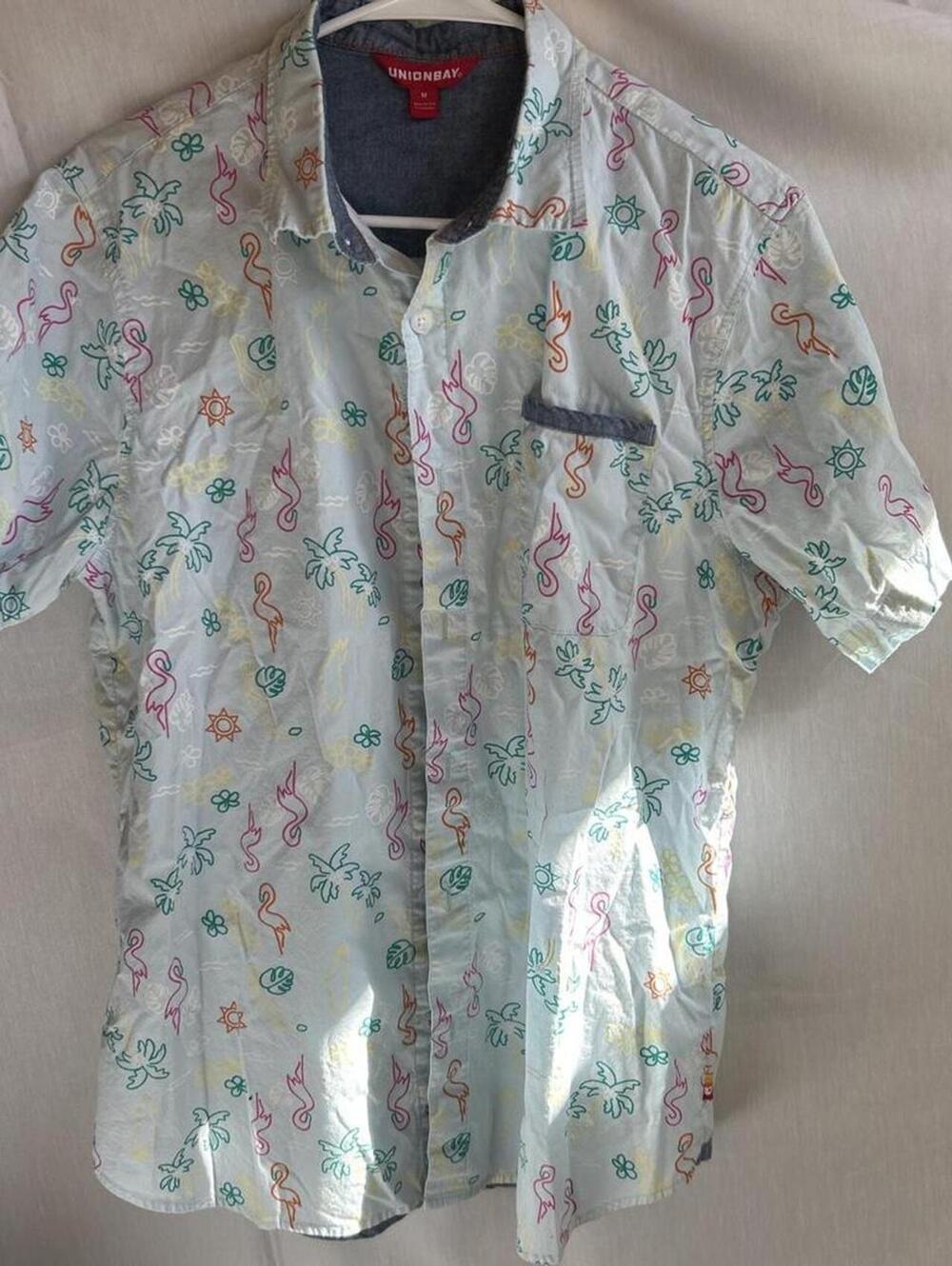 Unionbay Men's Multi and Blue Shirt